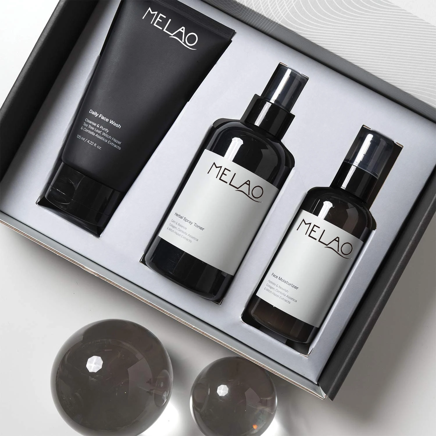 Частная марка, уход за кожей, отбеливание, лечение акне, увлажнение, восстановление лица, контроль жирности, набор для ухода за кожей для мужчин