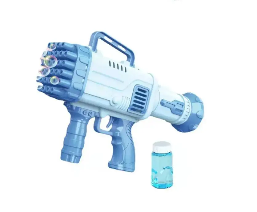 2023 New Promotional Gifts 32 Holes Rocket Boom Bazooka Bubble Machine Bubble Gun Toys For Adults Children