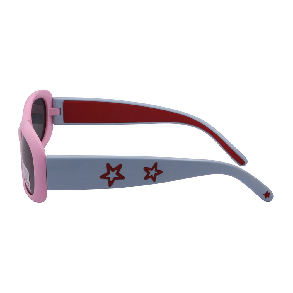 Fashion Oval Design Multi Color Cool Kids Wholesale Sun Glasses Pink Child Sunglasses Girls