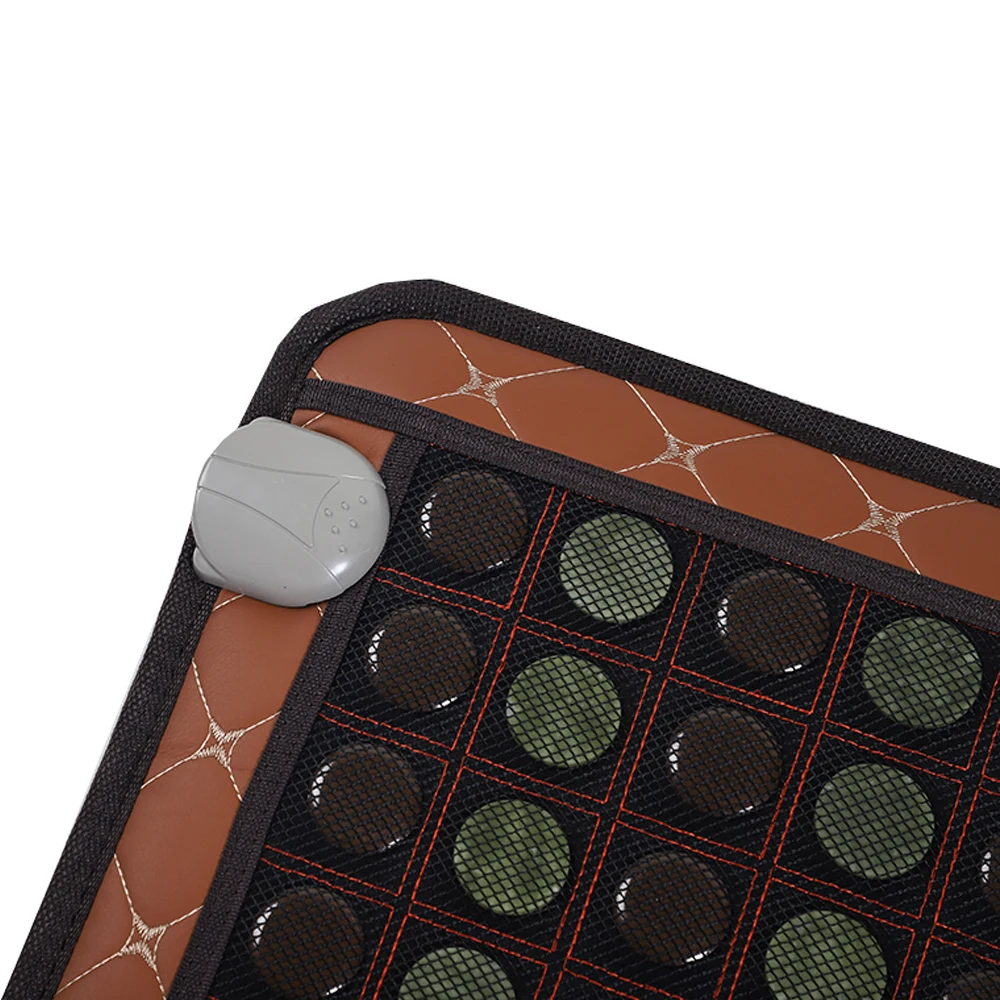 Factory wholesale high quality finger massage for car seat electric heating jade cushion