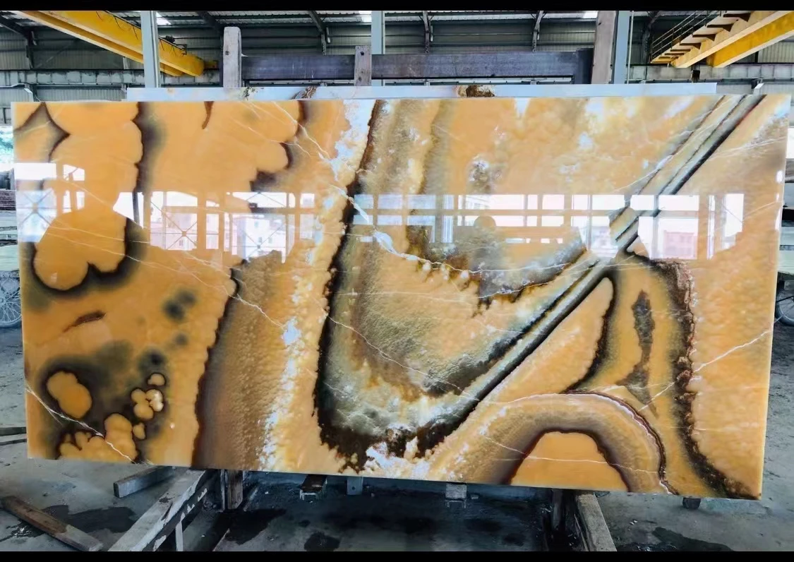 Orange Onyx Slab