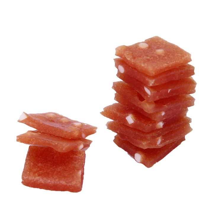 OEM Hot-selling Chicken &Cheese Slice For Dogs  Pet Treats Manufacturers