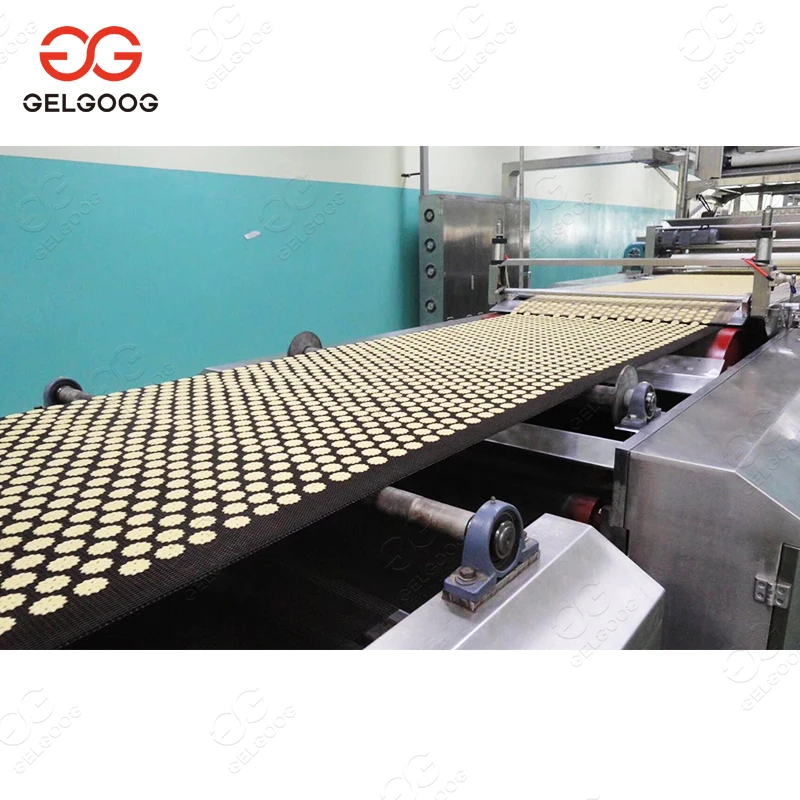 Industrial Cookie Making Soft And Hard Biscuit Production Line Automatic