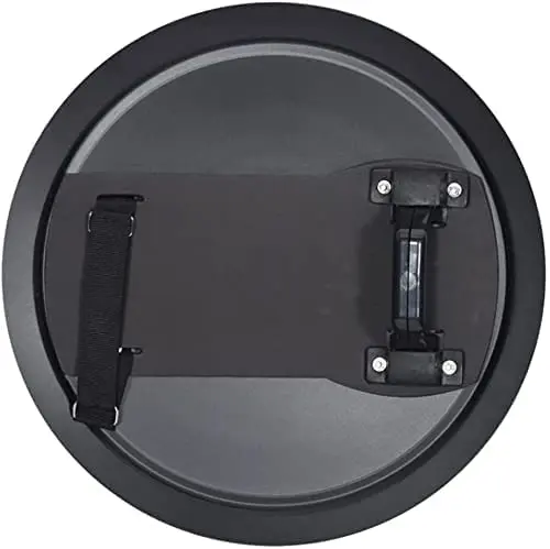 В наличии в США алюминиевый сплав круглый щит черный металлический защитный корпус удерживающий на руку