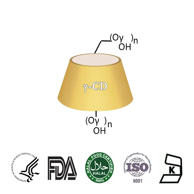 Chemical analysis plant extracts solubilizer Hydroxypropyl  Beta Cyclodextrin CAS 128446-35-5 HPBCD