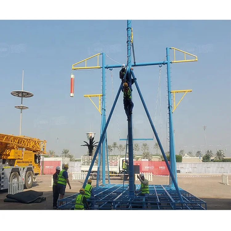 Popular Adult and Kids Adventure Park Set Giant Swing Mobile Giant Swing With Free Jump