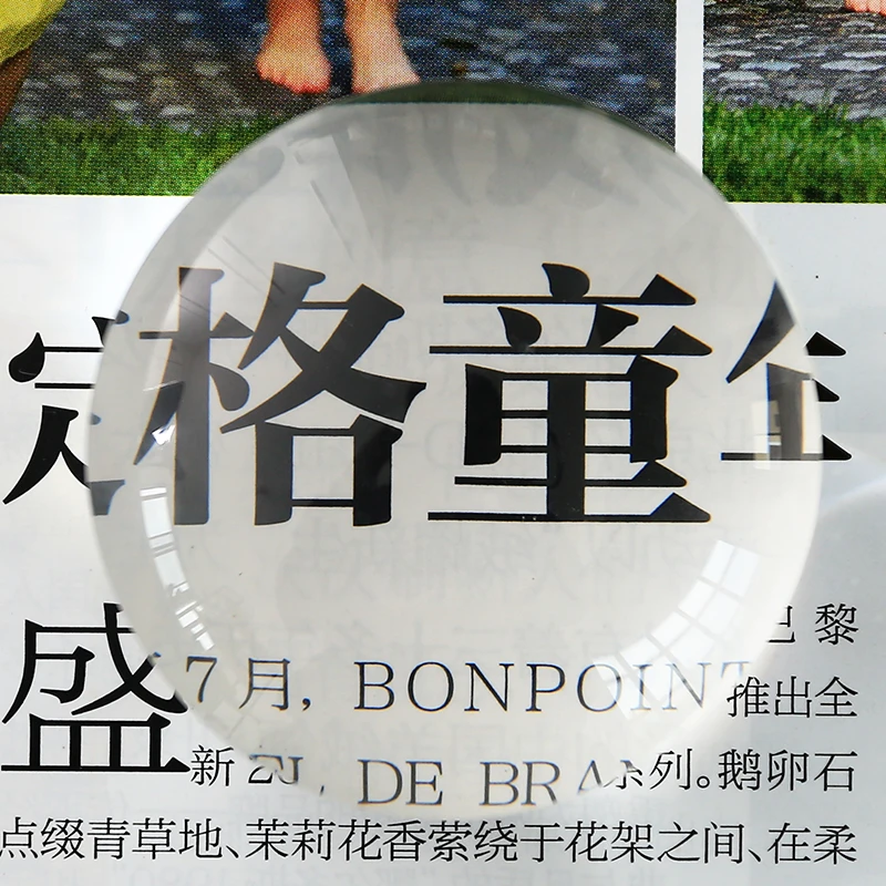 Wholesale All Optical Acrylic 4x Tabletop Circular Paperweight Magnifying Glass