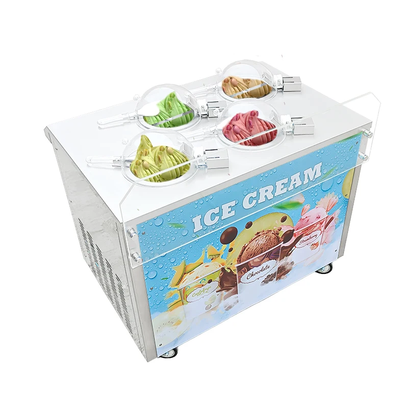 Commercial Gelato Fresh Air Cooled Ice Cream Machine Fresh Gelato Yogurt Batch Freezer