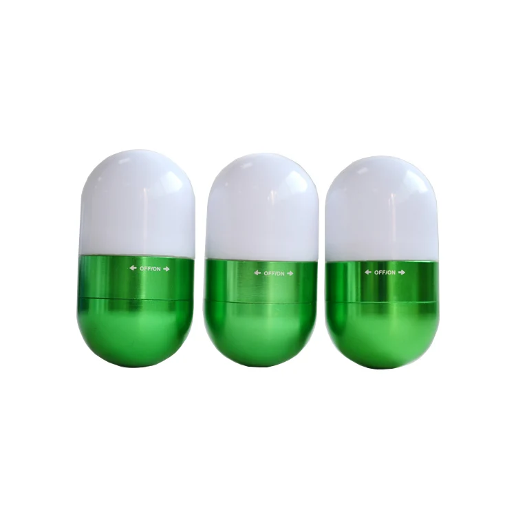 Pill Shape Mini Led Tumbler Light, Wobble LED Light, Capsule Flashlight