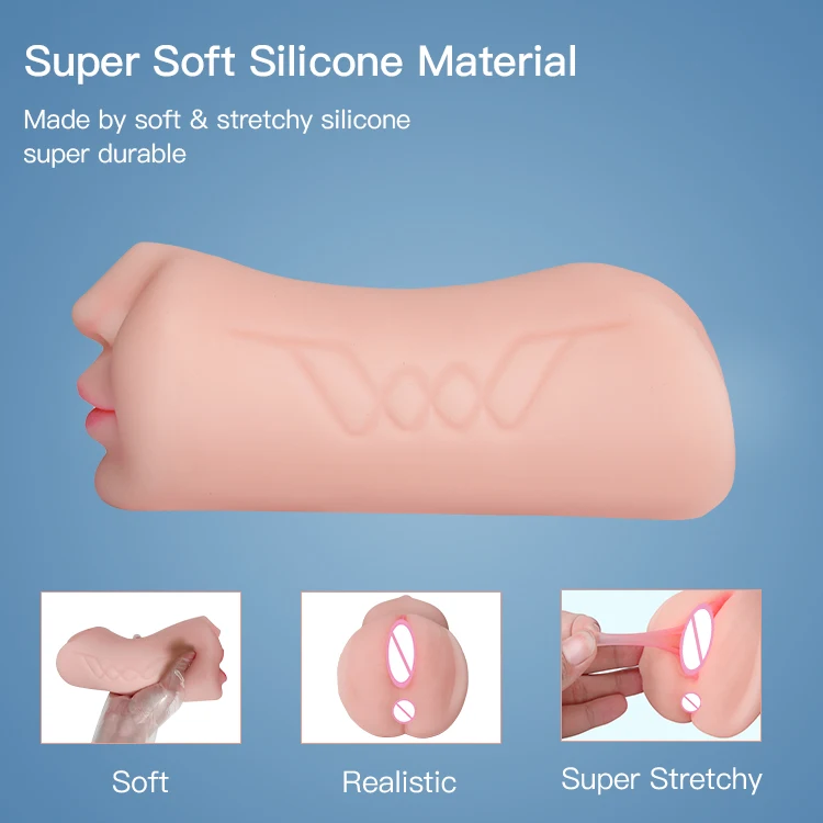 
Wholesale oral artificial man pussy pocket masturbation cup vaginal sex toys male masturbator 