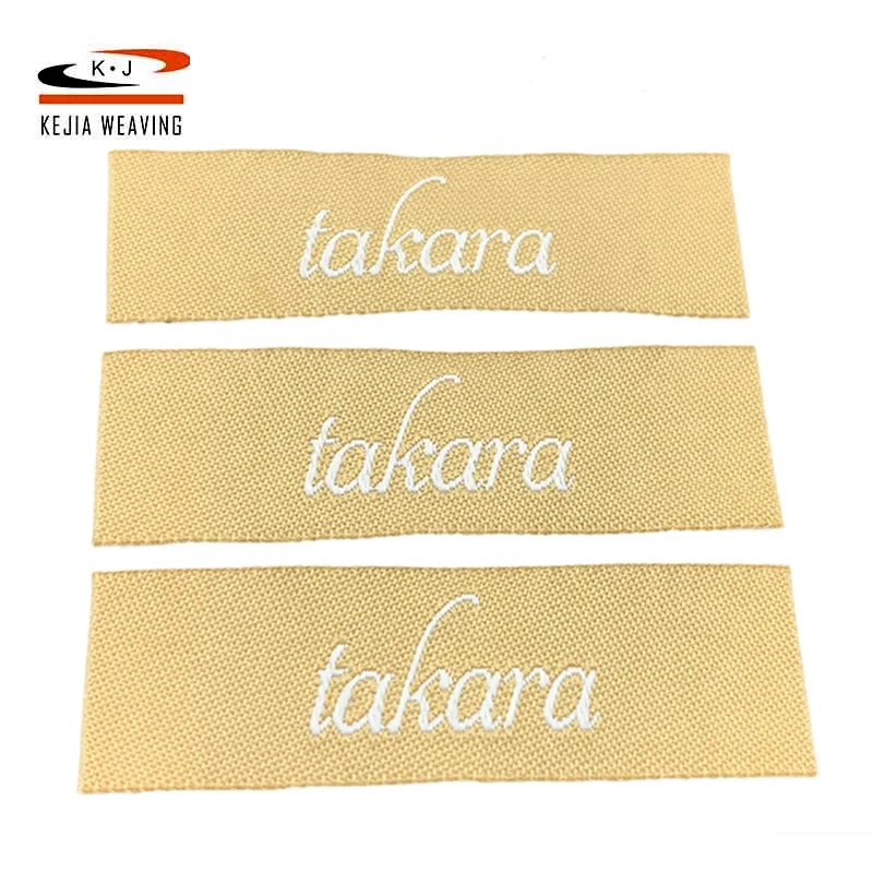 Customized Clothing Woven Labels Printing/Garment Satin Tags/Fabric Brand 1000 PCS A Lot