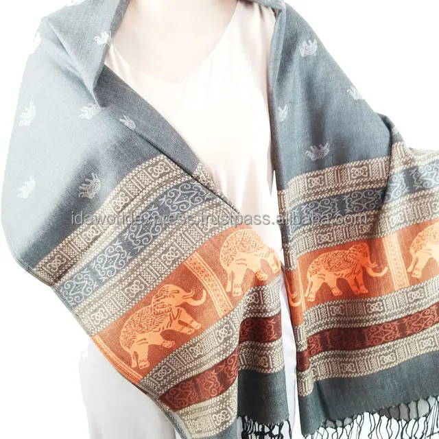 
Thai Silk Scarf Simply Luxury Silk Scarf Women Made in Chiangmai Original From Thailand 