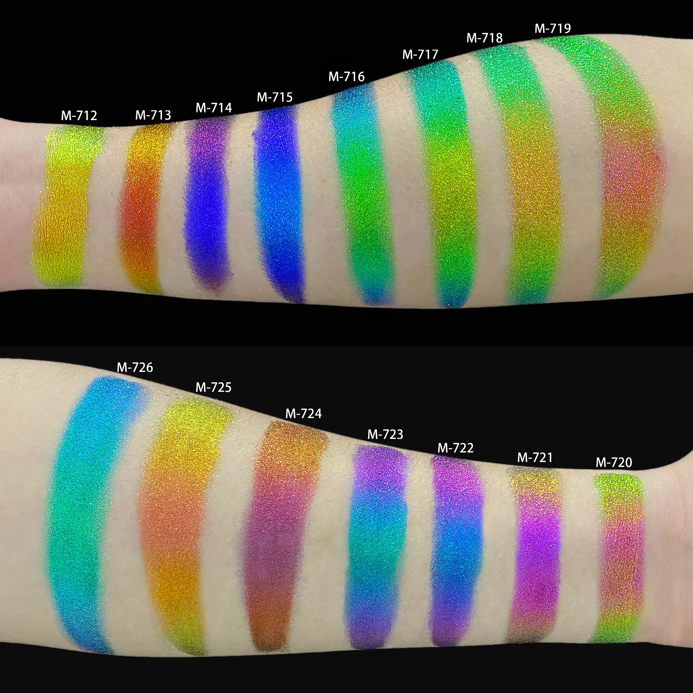 High Quality  Multichrome Eyeshadow  Chameleon Pigment Color Changing Cosmetics Grade Chrome Pigment for Nail Art