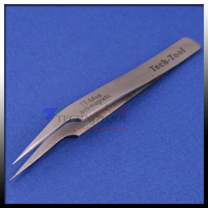 Korea Hot Selling Wholesale price Sharp corners stainless steel extension eyelash applicator tweezers eyelash tweezers