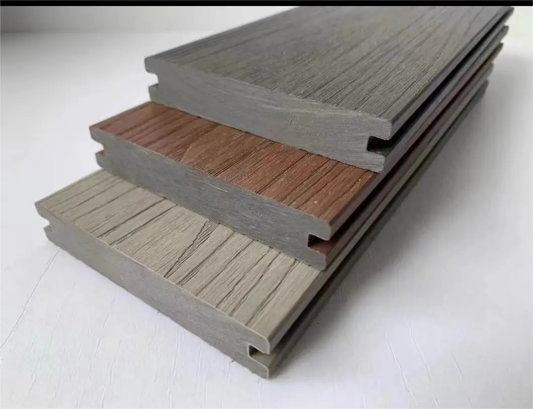 Factory  Cheap Price Solid WPC Board Wood Plastic Composite Decking
