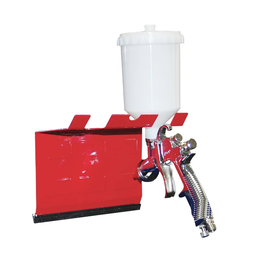 Держатель пистолета для распыления краски/Подставка подачи краски настенное крепление кронштейн гравитационного распылителя прикрепляется к держателю до 2 гравитационных пистолетов XIANFENG
