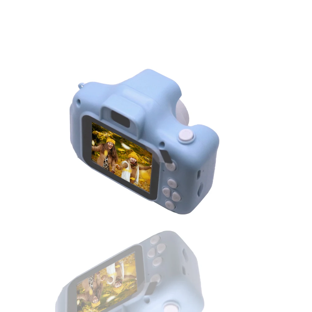 Fashion Portable Cartoon Smart ABS Outdoor Photography Chargeable Mini Digital Camera 2 Inch IPS Screen 1080P Toddler Toy Camera