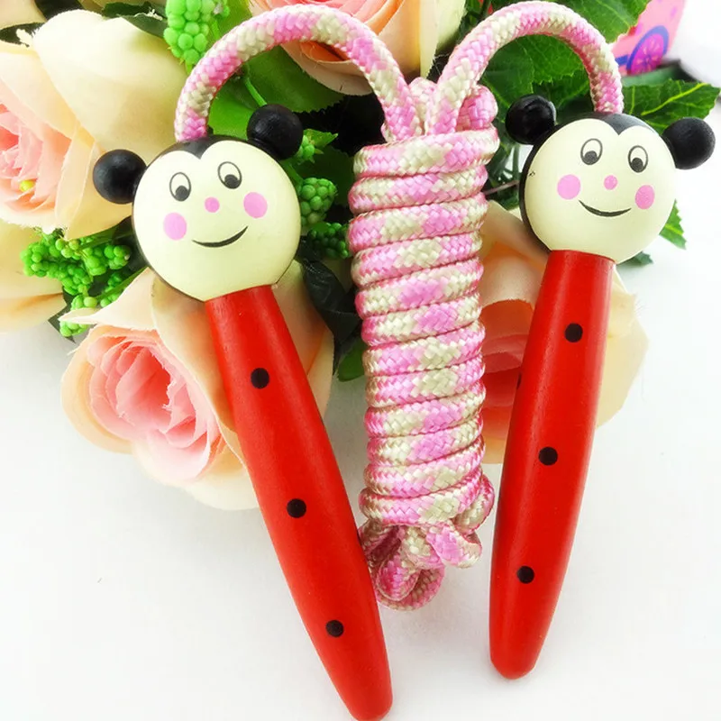 деревянной ручкой детская скакалка для занятия спортом дома, детей, подростков и студентов игрушка скакалок для занятий фитнесом