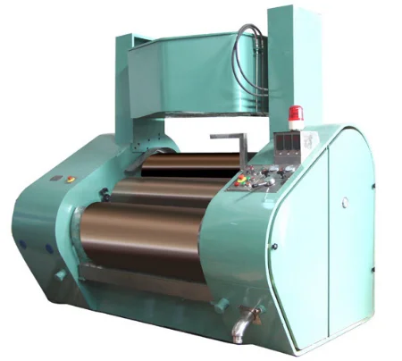 Manual Three Roll Mill in lipstick production