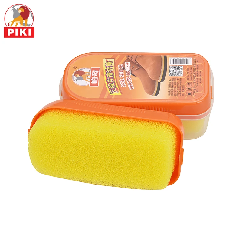 High quality good selling outdoor Durable soft sponge suede nubuck leather shoe cleaning cleaner brush