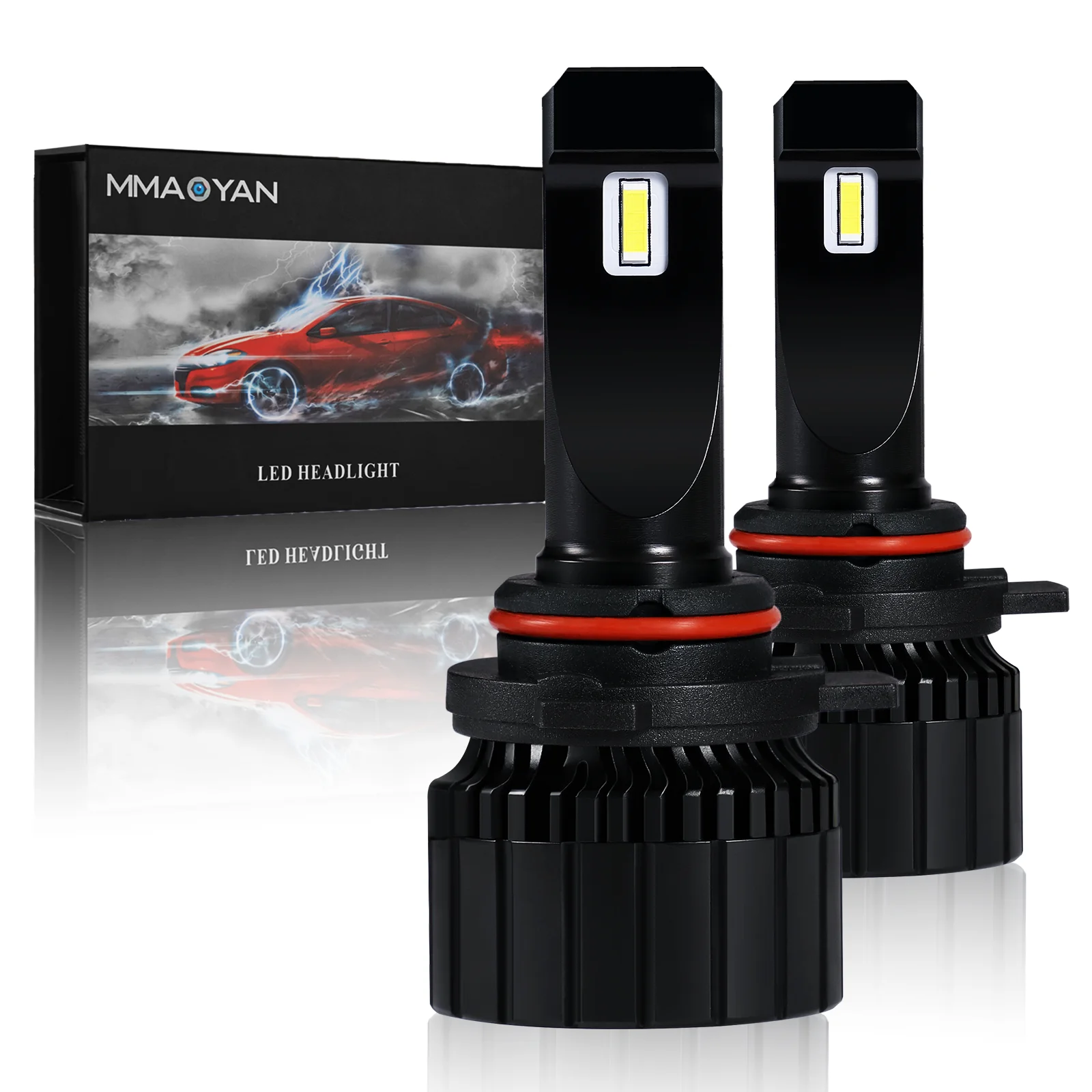 Cheap Fan Cooling smart led system car headlamps 9005 H11 H1 Motorcycle LED Headlight Bulbs 9006 for Car