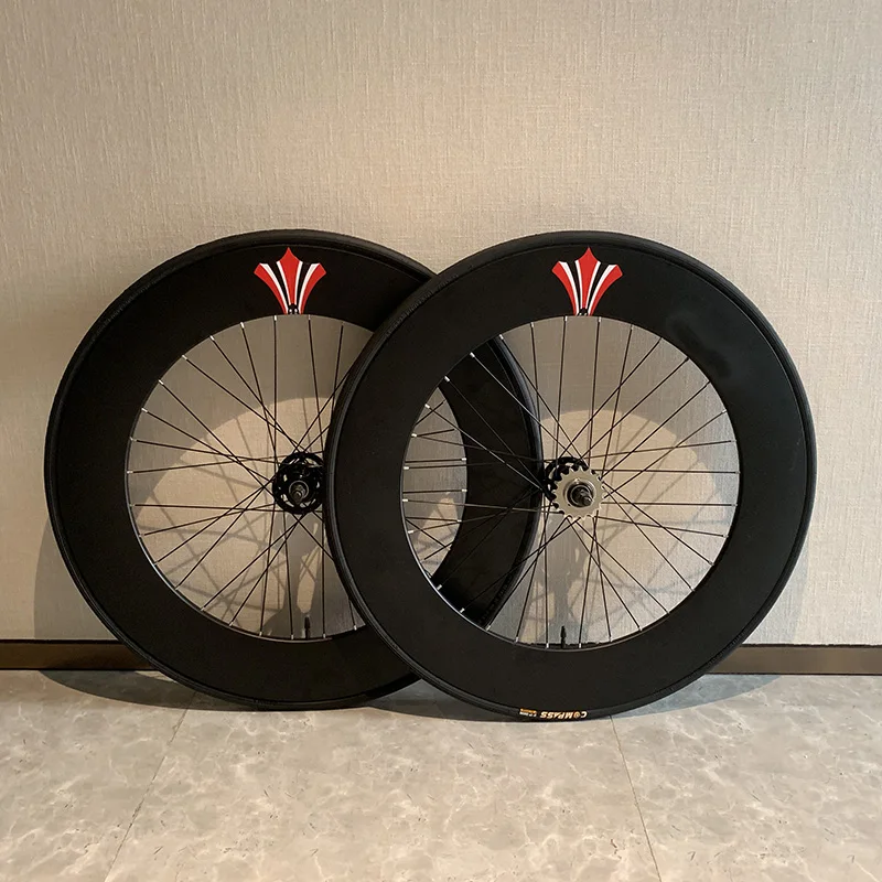 Fixed Gear Wheel Rim 90mm 70mm Aluminum Alloy Flip-flop Wheelset Fixie Bicycle Cycling Accessories