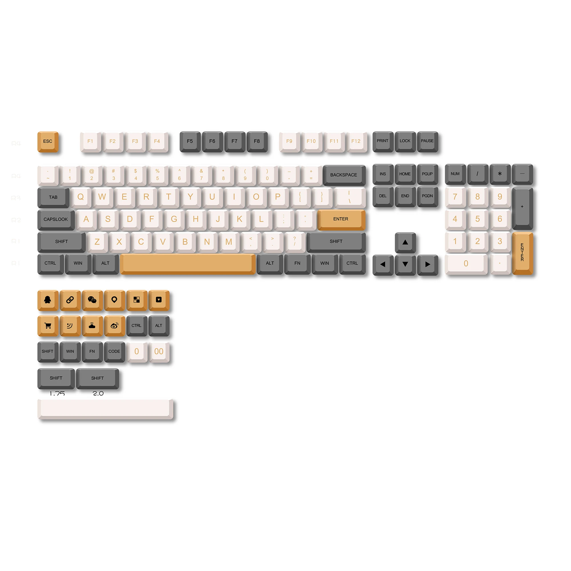 Игровые клавиши Royal Kludge rk с 118 клавишами tkl cheese персонализированные gk61 108 Сублимация