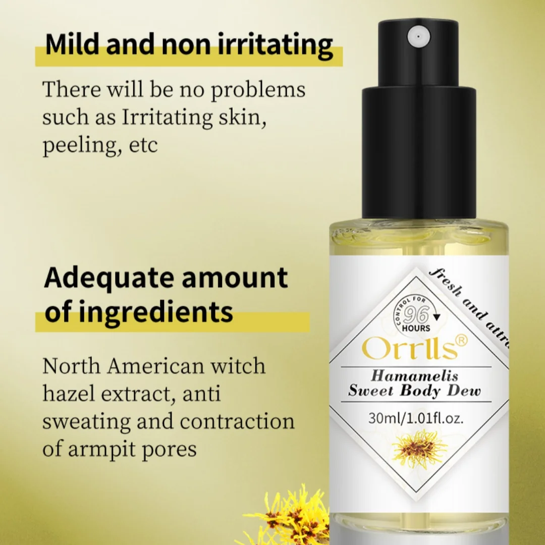 Armpit Fragrance Essence Deodorant Refreshing Antiperspirant Witch Hazel Essence Body Lotion