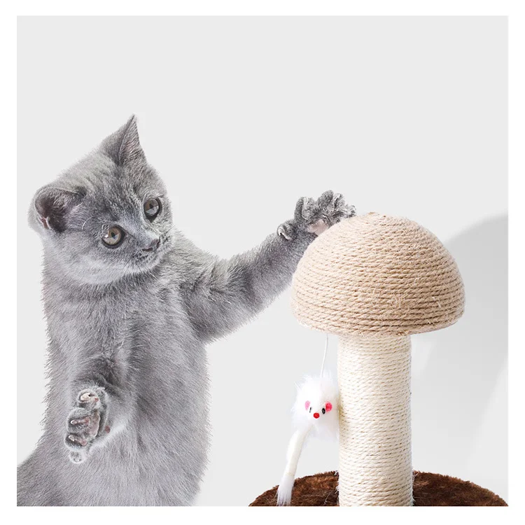 
Cat Toy Scratching Board Cat Climbing Frame Sword Rope Multi-function Pet Jumping Platform Small Cat Tree 