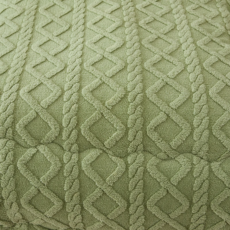 3D Arabesque Double-Sided Hypoallergenic Heavy Sherpa Comforter Home Winter Warm Soft Fleece Queen Size Bed Quilt