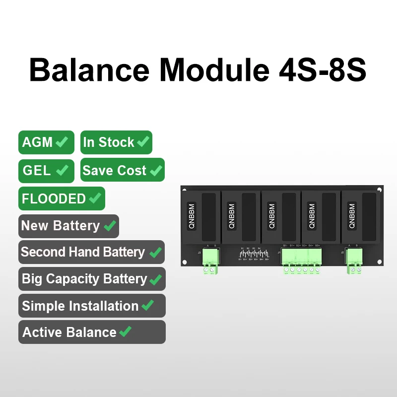 Deligreen 4S 12V 8S 24V 16S 48V Lithium Battery Active Equalizer Balancer For LiFePO4 Battery