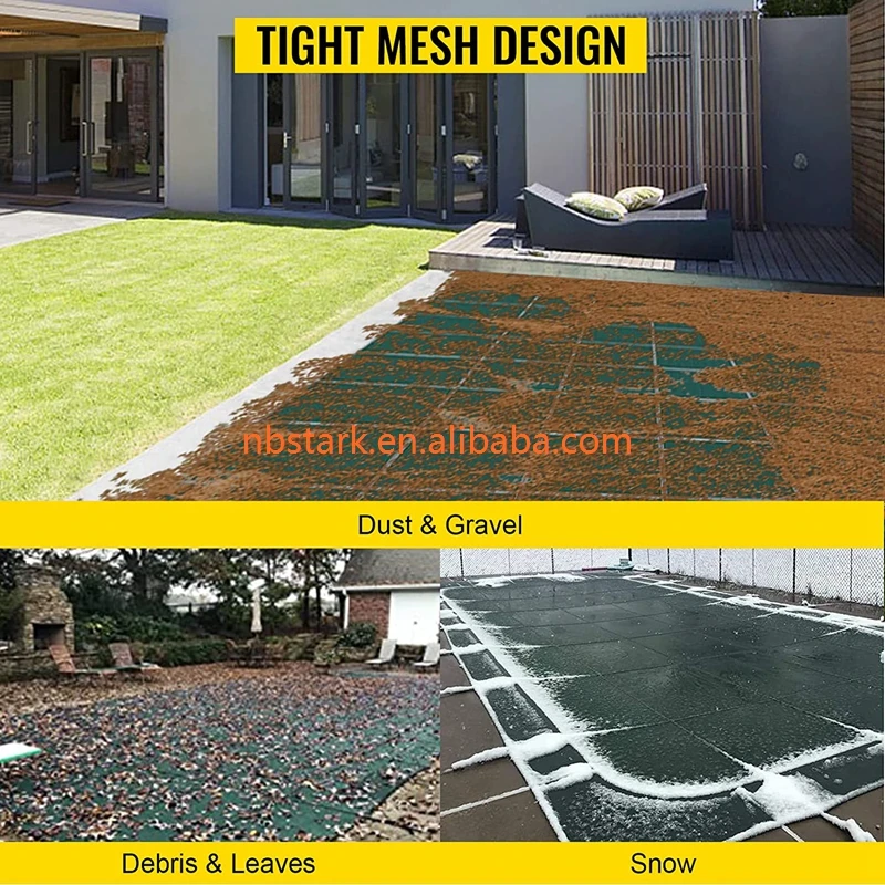 Chinese Factory Pool Inground Outdoor Swimming Pool Cover Fits for Rectangle Swimming Pool