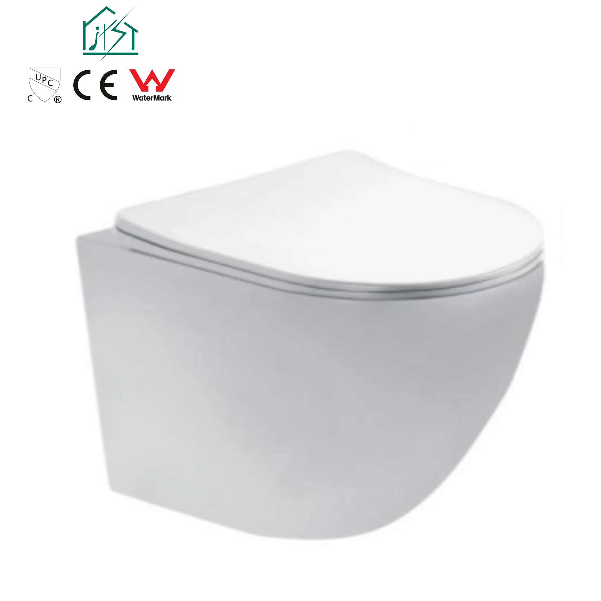 First-W02 Sanitary ware bathroom ceramic black wc piss wall hung toilet