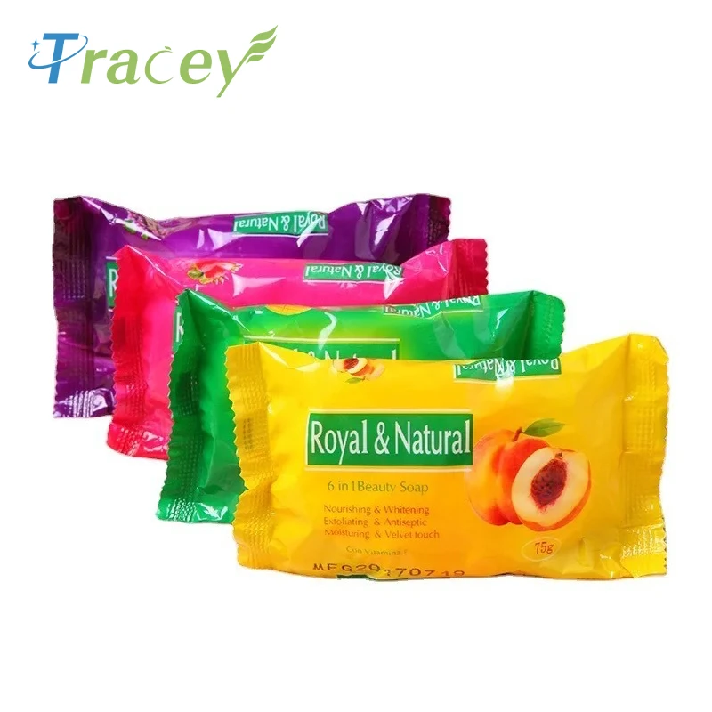 80g 90g Grape Mango Peach Strawberry Fragrance Green White Yellow Color Cheap Price Hand Washing Fruity Toilet Soap
