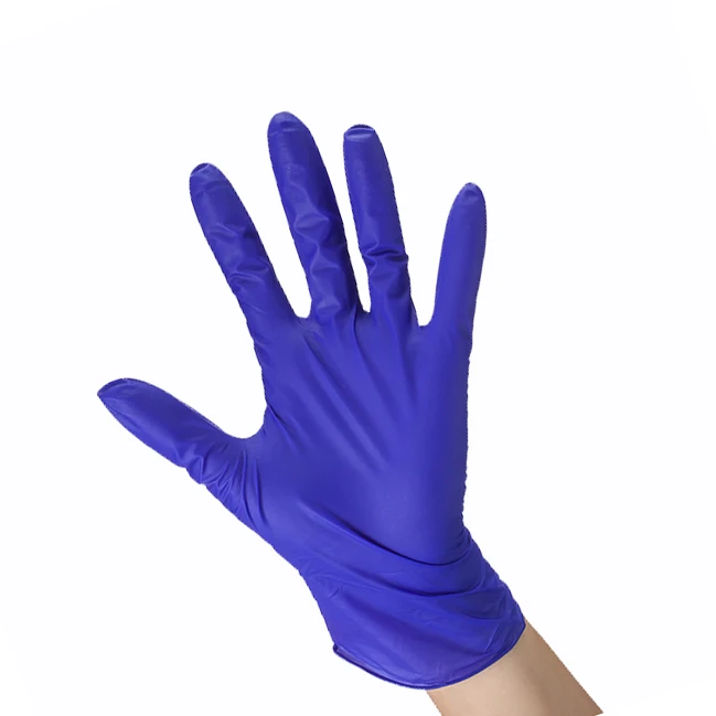 Wholesale Waterproof High Toughness Powder Free Nitrile Gloves Children Care Vinyl Gloves