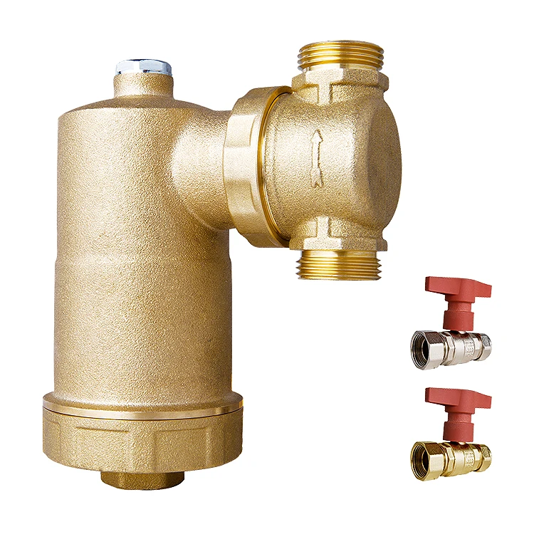 Olde 12000 Gauss Full Brass body Magnetic Filter with Ball Valve