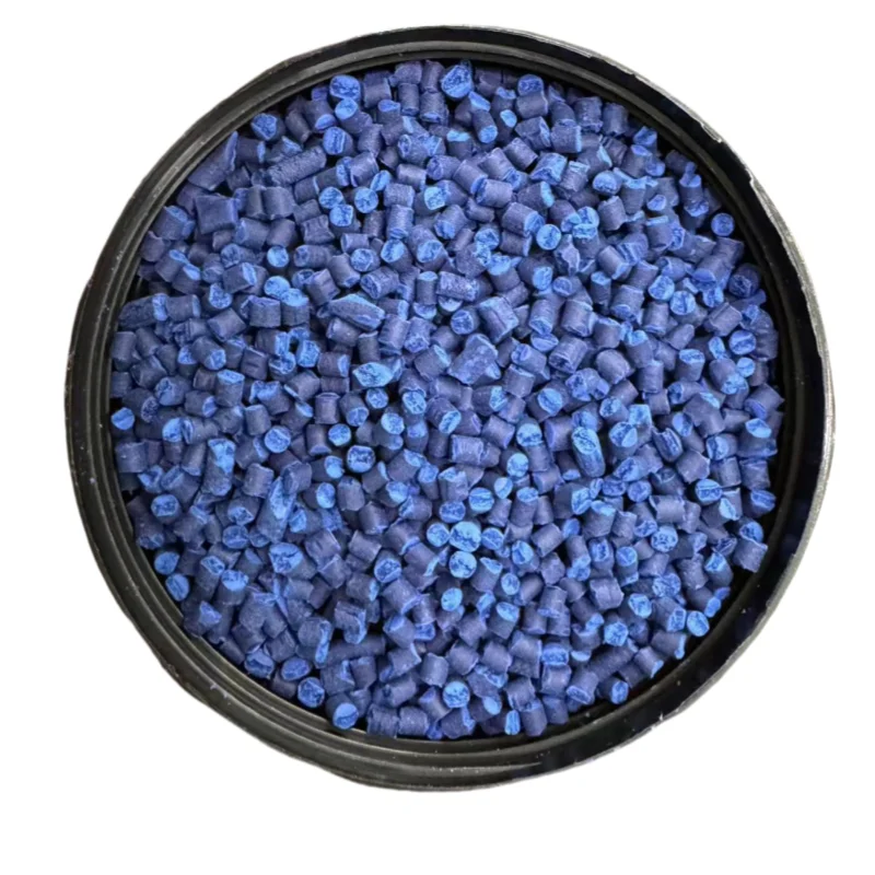 Professional manufacturers produce blue PP and PE masterbatch and provide sample services