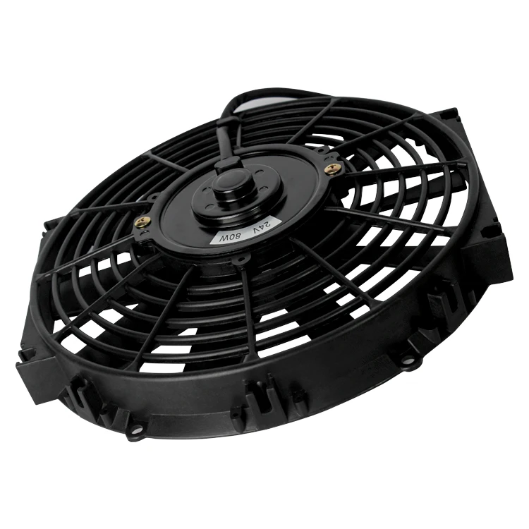 Vehicle Electric 12V 10 Inch 12 Inch Dc Auto Universal Slim Universal Condenser Radiator Cooling Fan Assy For Car Bus Truck