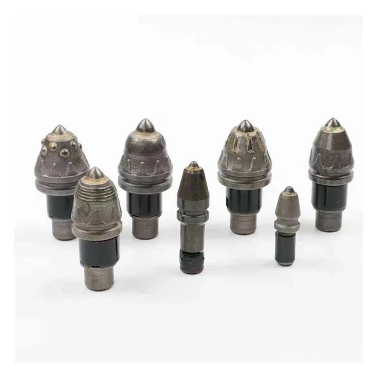 Trenching cutter picks foundation drilling bits round shank cutter bullet teeth