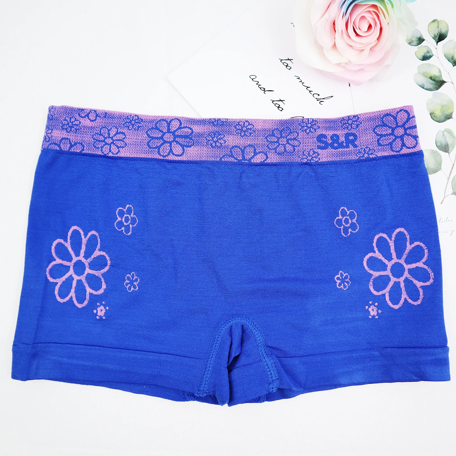 Fancy teen boxer Customized soft young girls polyester boxer