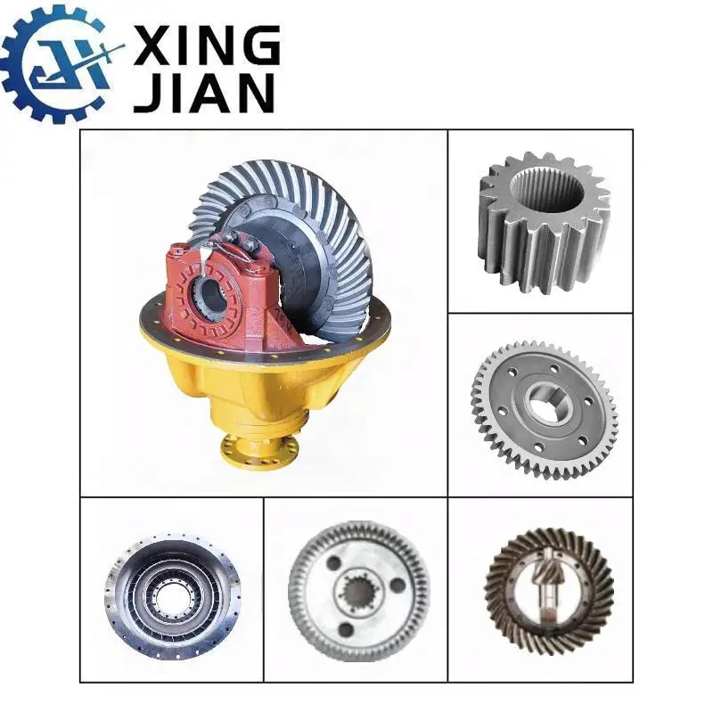Ось в сборе (дифференциал планетарный редуктор главный привод) для погрузчиков Liugong ZL30E 835 835N 836. Запчасти погрузчиков.