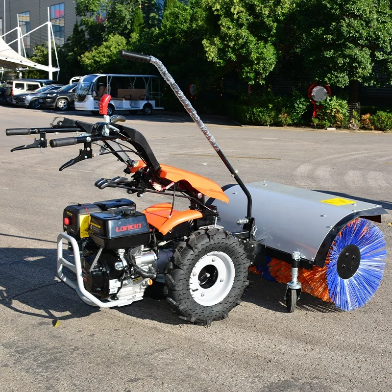 CE Ride-on Snowplow 15HP Snow Blower Electric Start Snowplow 3 in 1Gasoline Snow Removal Cleaning Machine