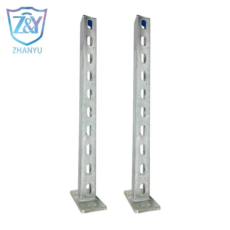 Riel strut C Channel Seismic support C channel construction ceiling use Hot Dip Galvanized