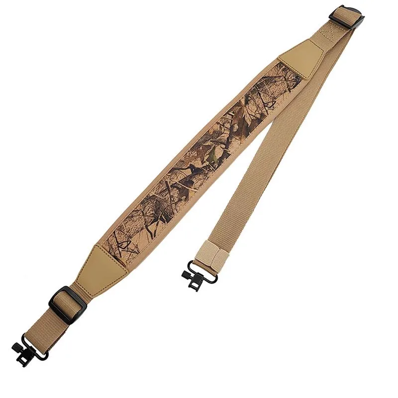 Two Point Shoulder Strap Padded Shoulder Strap Length Adjustable Gun Sling with Swivel Hunting Accessories