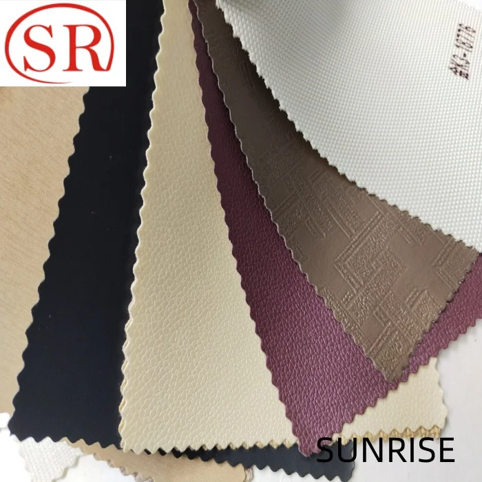 Manufacturer Custom Square Printed PVC Artificial Leather Wear Resistant For Bags