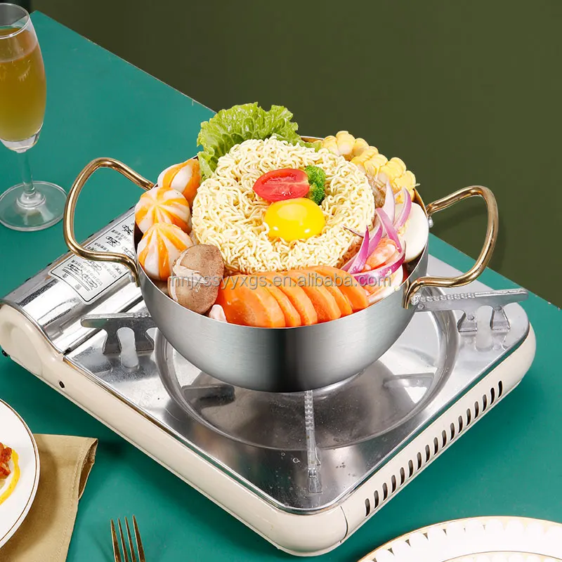 Wholesale Non Stick Pots Korean Hot Soup Cooking Noodle Ramen Cooking  Kitchen soup & stock pots