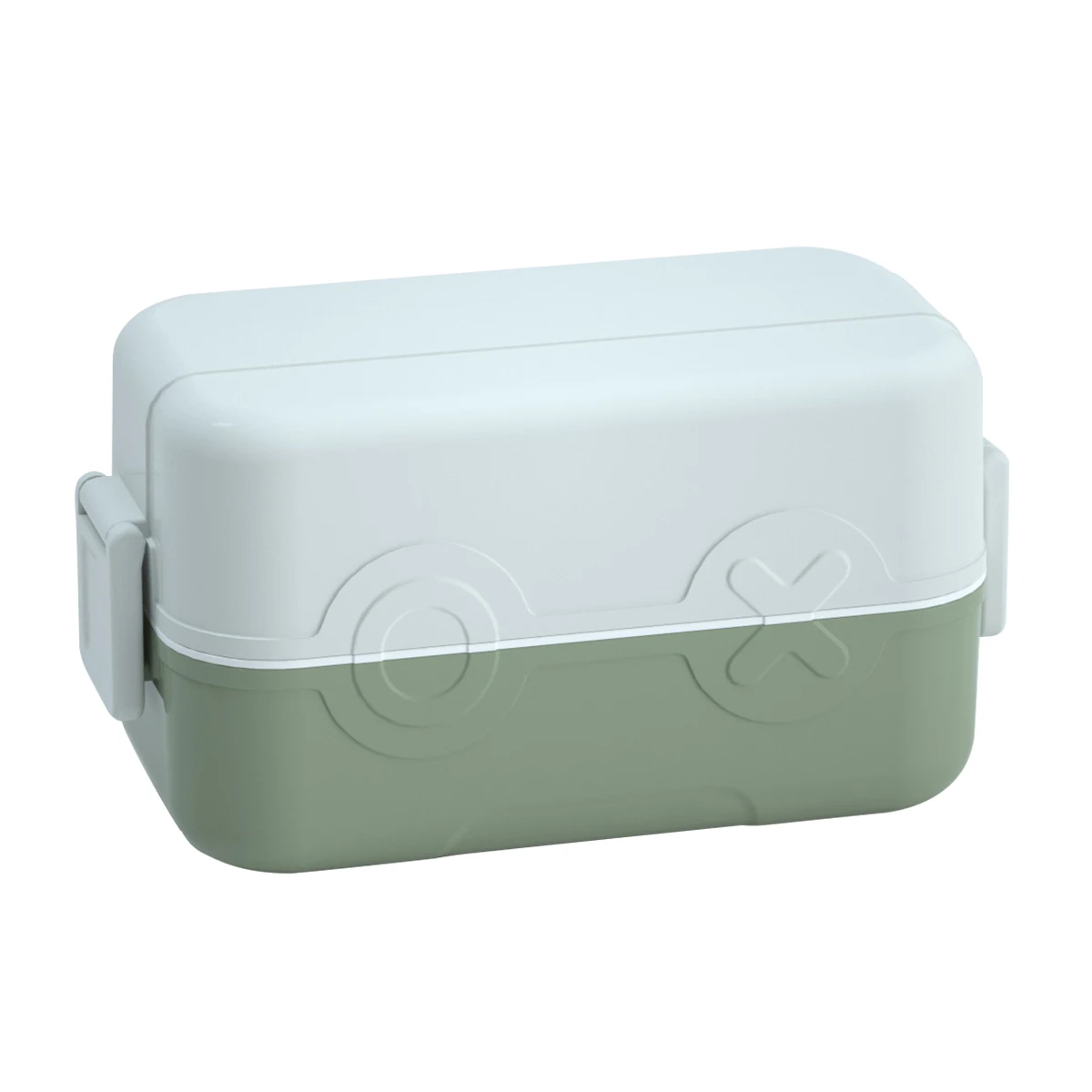 Bento Lunch Box for Kids Toddlers Leak Proof Stackable Bento Box  Children Lunch Food Container With Plastic Spoon New Lunch Box