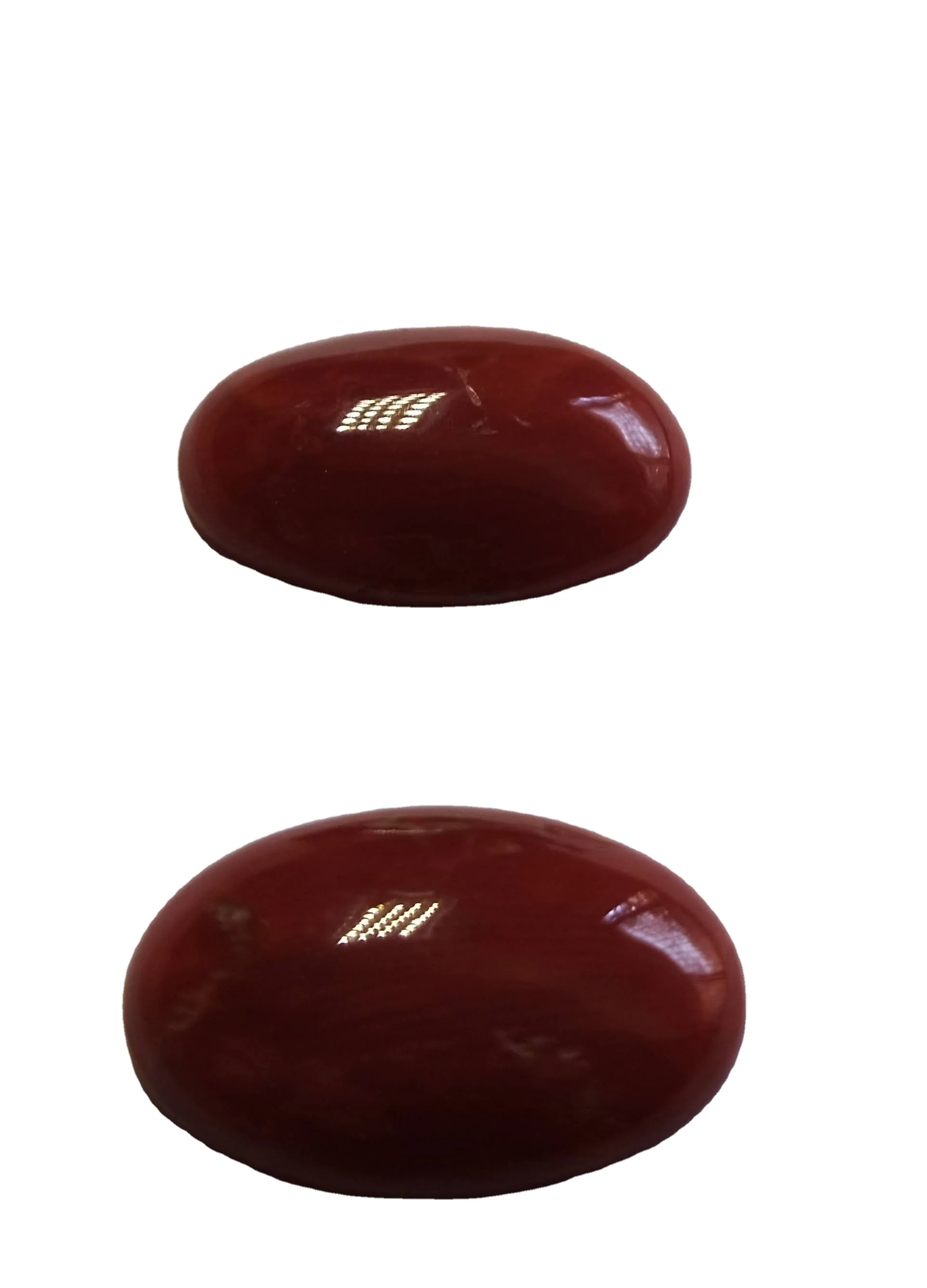 Italian Natural Red coral oval cabochons corallium rubrum from Mediterranean Sea 12x10mm for ring pendant brooch jewelry making