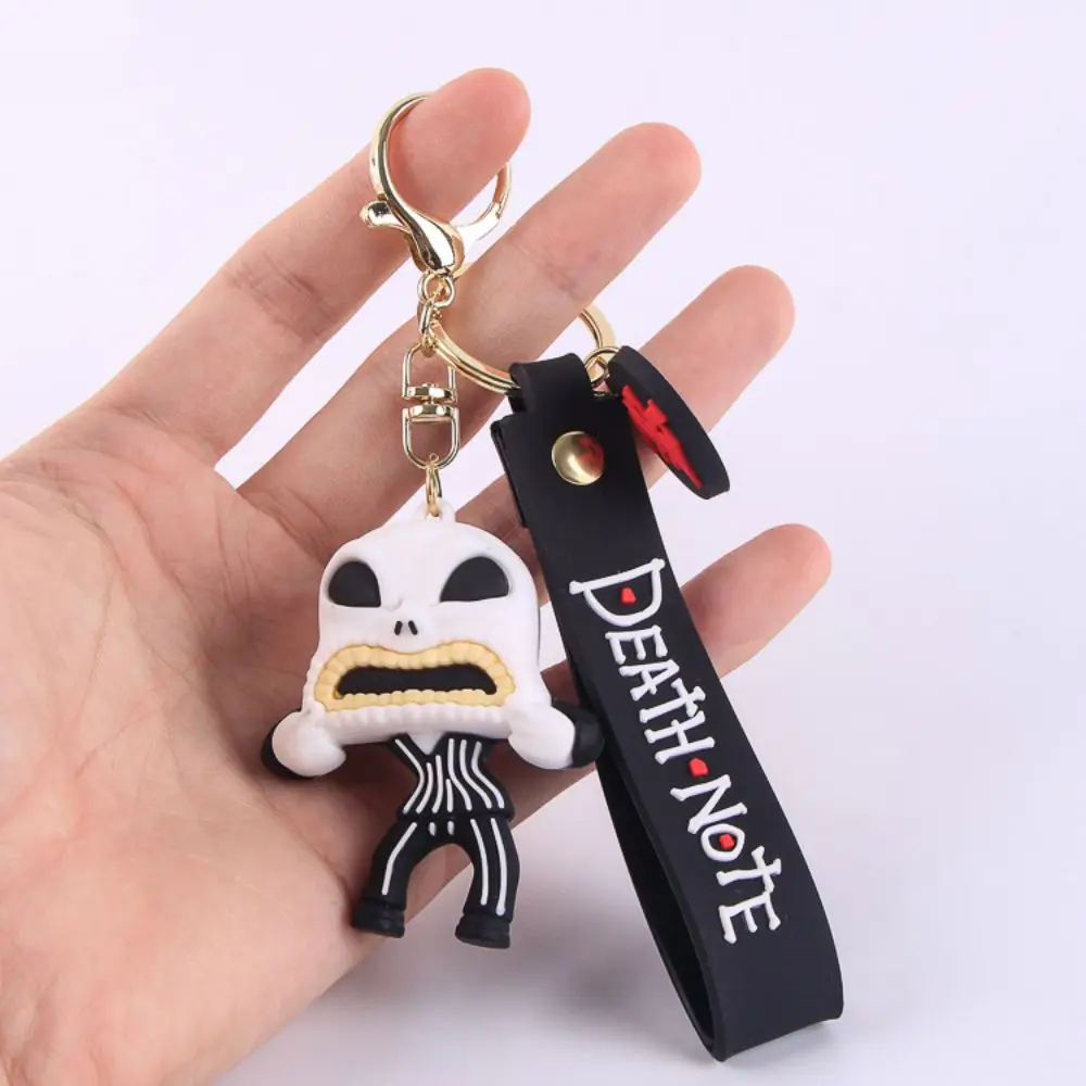 Wholesale creative PVC rubber keychain Soft pvc keyring custom funny 3D Halloween pumpkin shape keychains