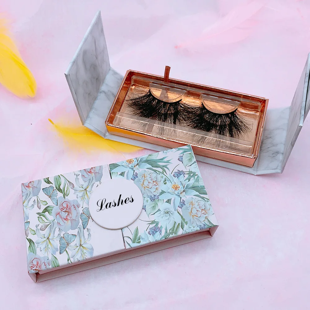 Wholesale Individual Eyelashes 3D Mink lashes Customized eyelash packaging